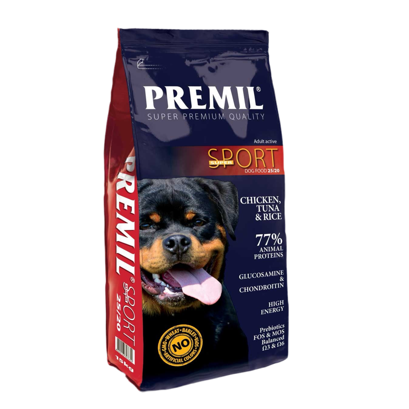 Premil Super Sport 25-20 за силно активни кучета 15кг