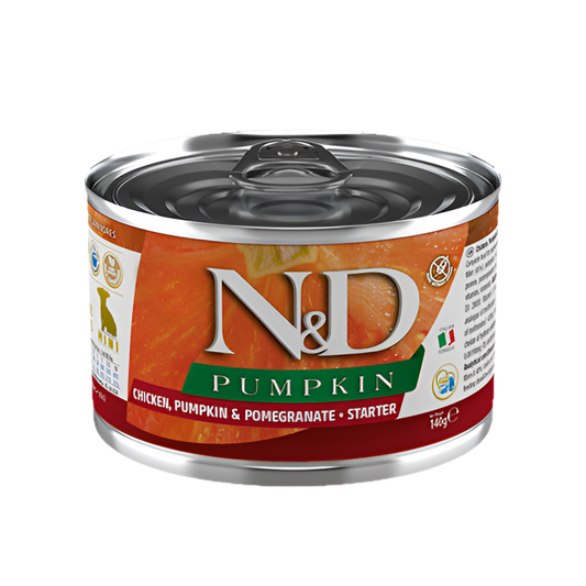 N&D Pumpkin Dog Chicken & Pomegranate Starter Mini