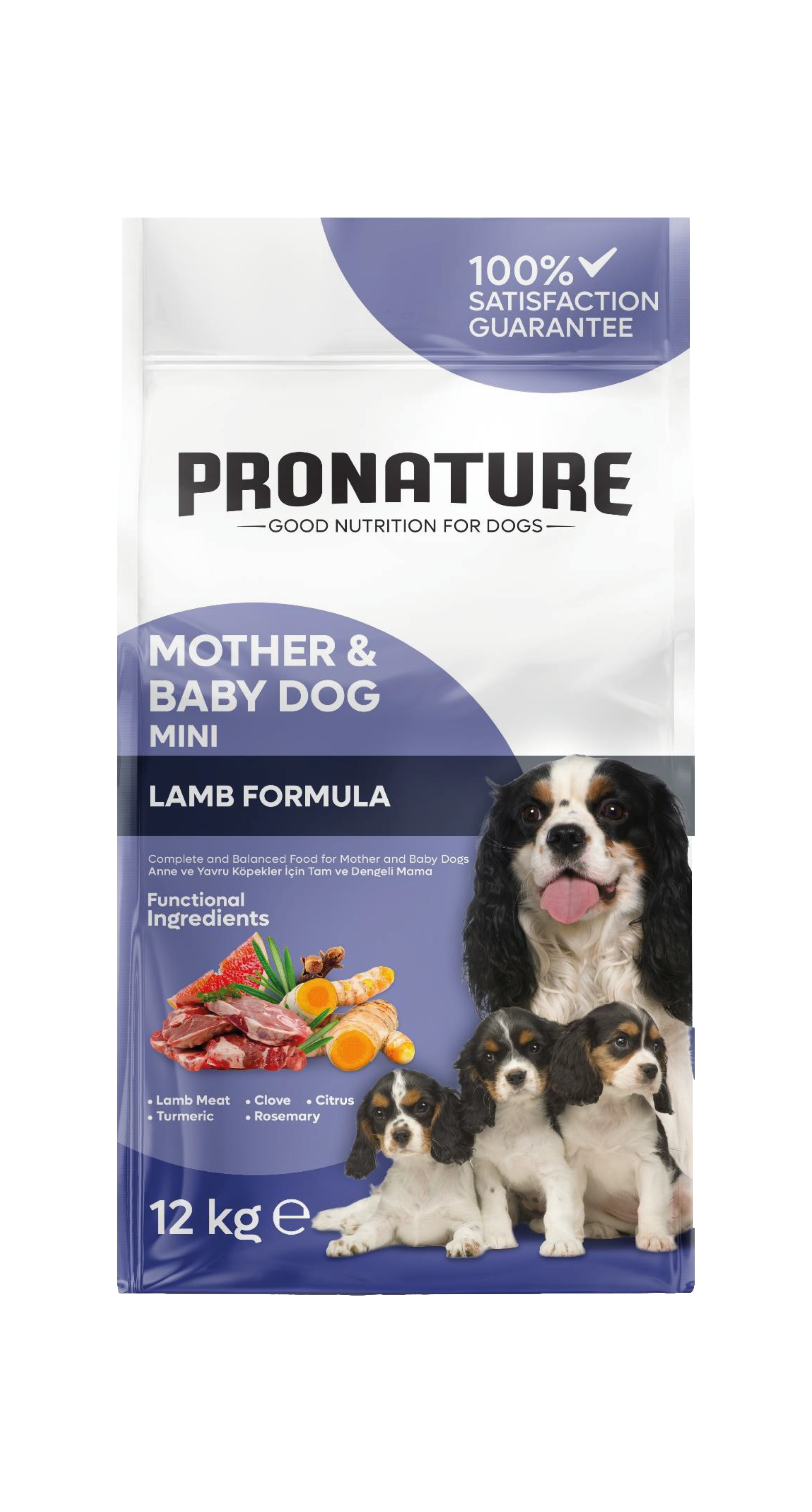 Pronature Mother & Baby Dog – Super Premium Formula ! Агнешка Формула (3 кг – 12 кг)