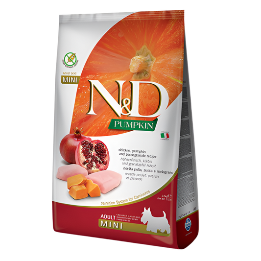 N&D Pumpkin Chicken & Pomegranate Adult Mini