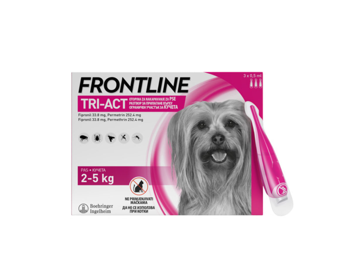 FRONTLINE
TRI-ACT® ЗА КУЧЕТА 2-5 кг