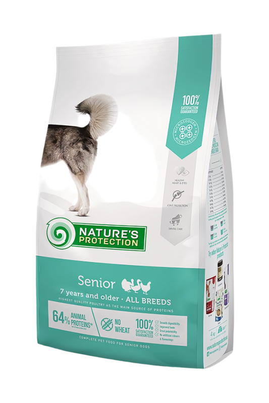 Nature’s Protection Senior – Грижа за златните години на твоето куче! 🌟