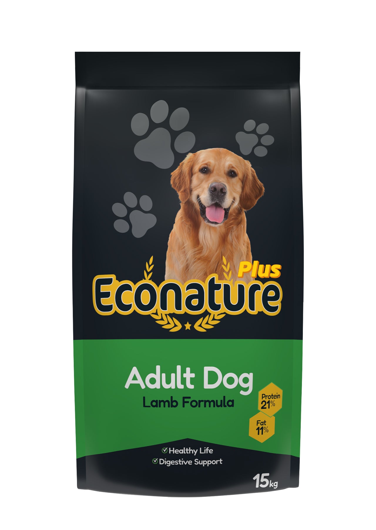 ECONATURE ADULT DOG FOOD LAMB & RICE PLUS - Zoo-PetShop