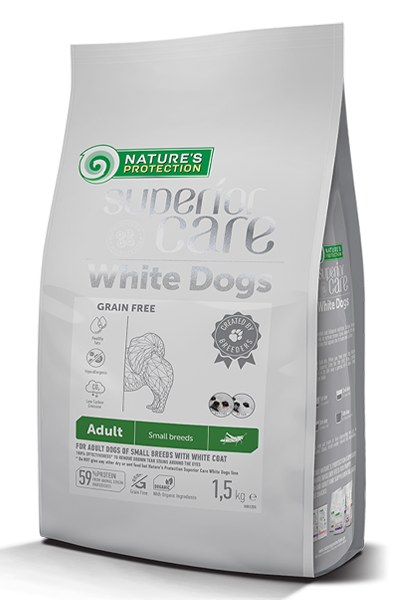 Nature’s Protection White dogs Grain Free With Insect Adult Small Breed