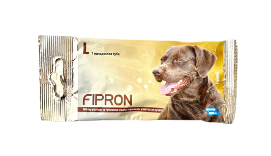 FIPRON SPOT-ON DOG - ПИПЕТА С ФИПРОНИЛ ПРОТИВ КЪРЛЕЖИ И БЪЛХИ ЗА КУЧЕТА ОТ 20 ДО 40 КГ