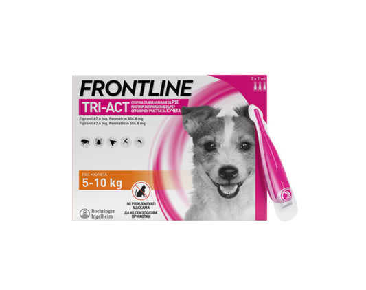 FRONTLINE
TRI-ACT® ЗА КУЧЕТА 5-10 кг