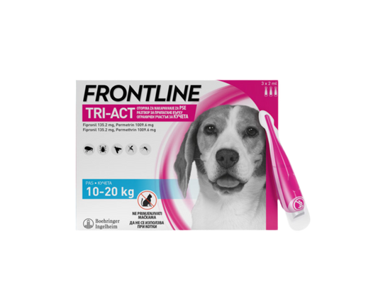 FRONTLINE
TRI-ACT® ЗА КУЧЕТА 10-20 кг