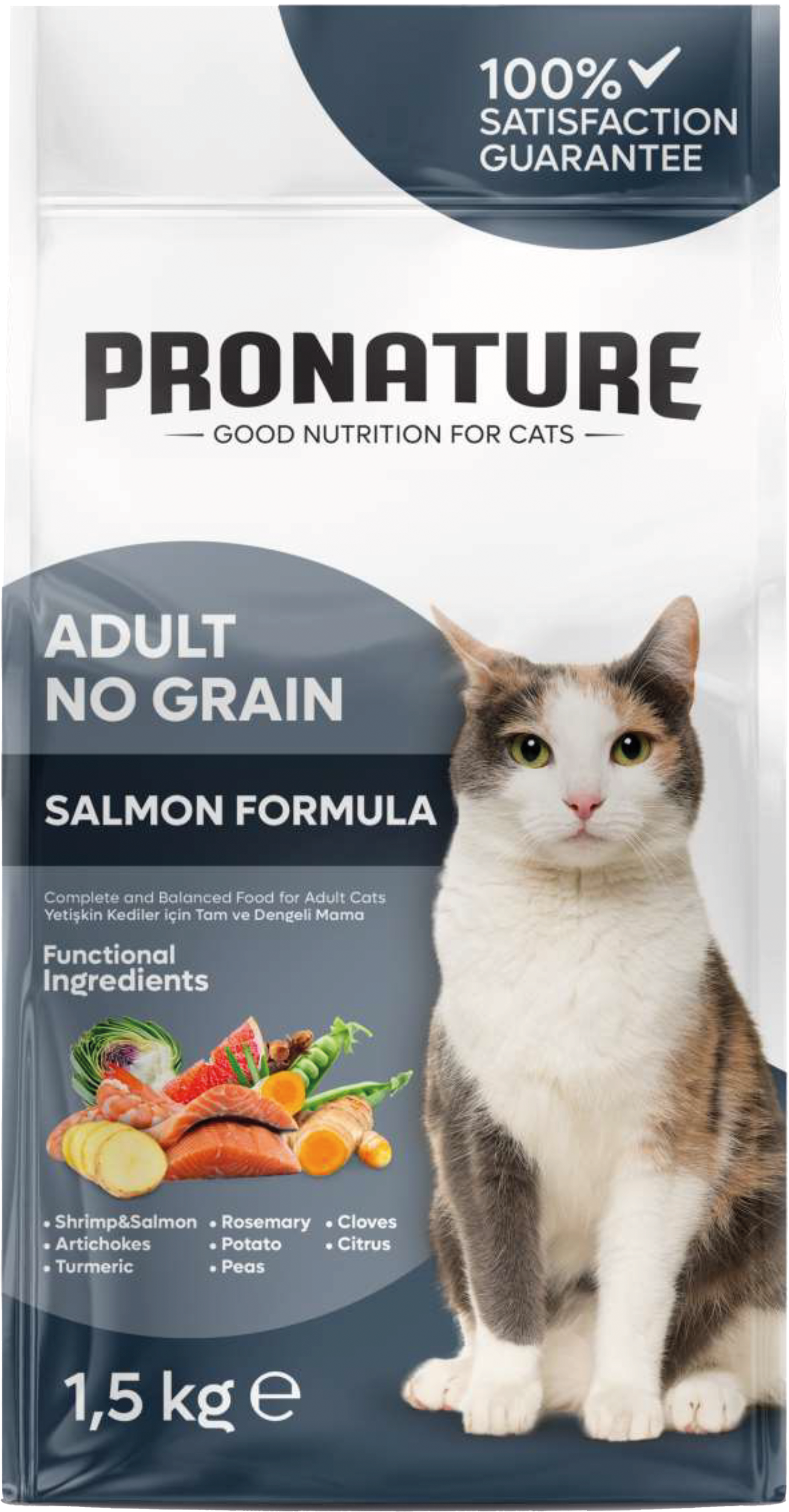 Pronature Daily Protect Grain-Free – Беззърнена Храна с Риба Тон за Възрастни Котки (1,5 – 10 кг)