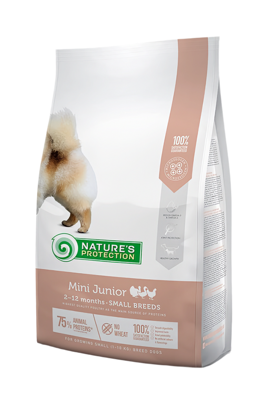 Nature`s Protection Mini Junior 7.5 кг ! Супер премиум качество и вкус !