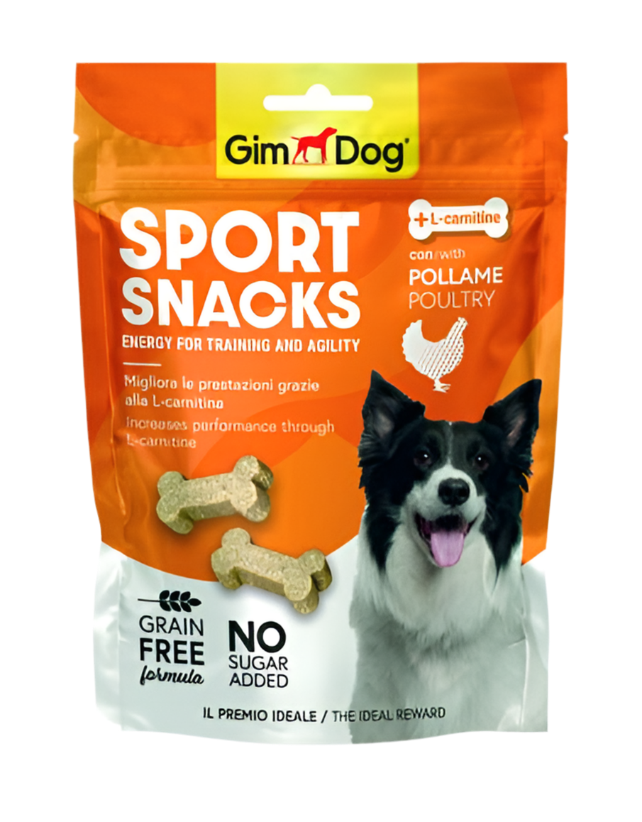 GimDog Sport Snacks – Мини кокалчета с птиче 150 г. Лакомство за кучета с L-карнитин. - Zoo-PetShop