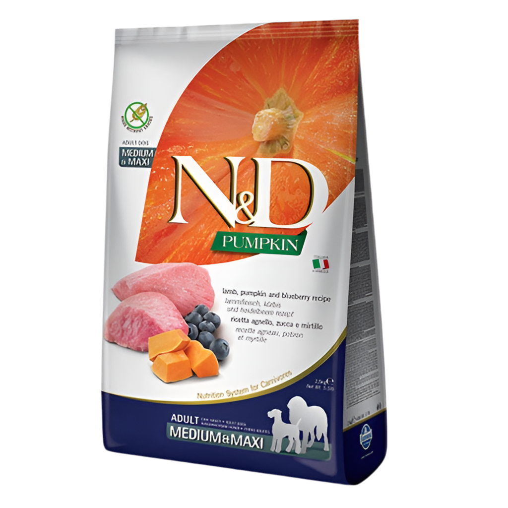 N&D Pumpkin Lamb & Blueberry Adult Medium & Maxi