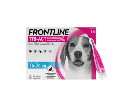 FRONTLINE
TRI-ACT® ЗА КУЧЕТА 10-20 кг