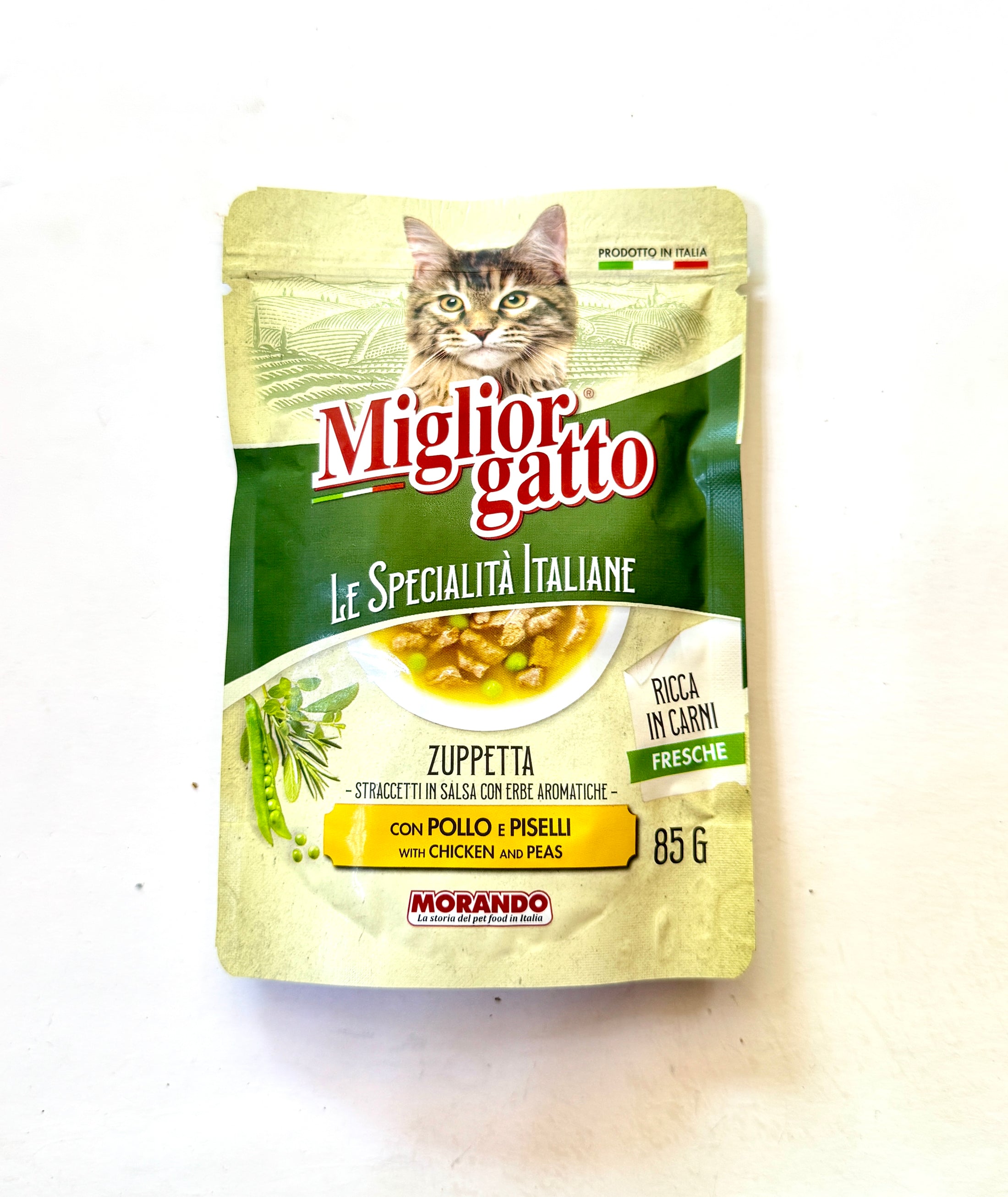 Miglior gatto, Le specialita italiane - Пауч за котки с пиле и грах