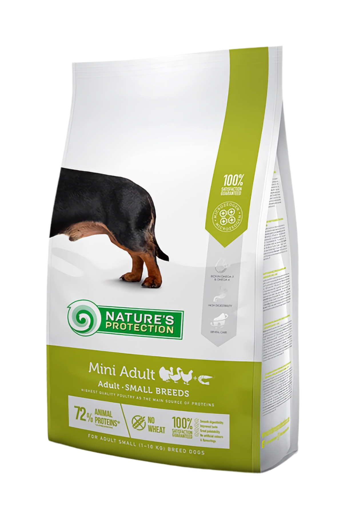 Nature`s Protection Mini Adult, с пиле 7.5 кг ! Супер премиум качество и вкус