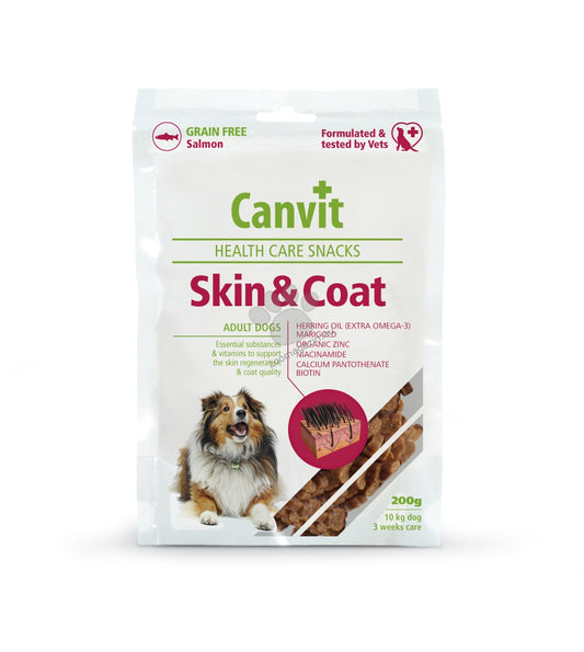 CANVIT SKIN&COAT ВКУСНО И ЗДРАВОСЛОВНО ЛАКОМСТВО ЗА КОЖА И КОЗИНА
