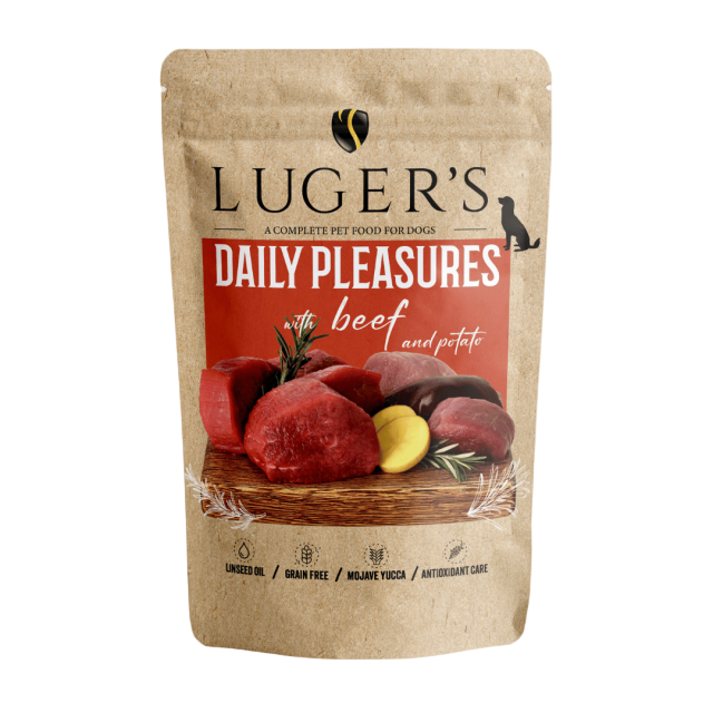 Luger’s Dog Adult – Пауч 500 g, Говеждо & Картофи (стек 10 бр.)