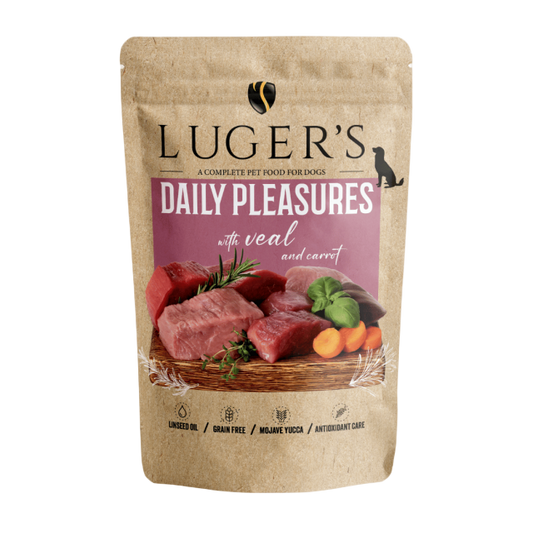 Luger’s Dog Adult – Пауч 500 g, Телешко & Моркови (стек 10 бр.)