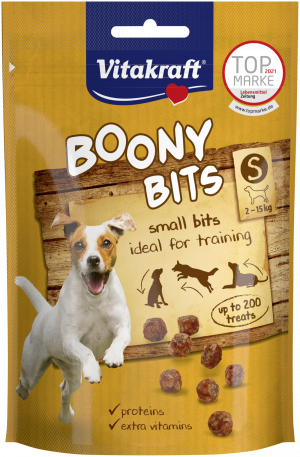 Vitakraft ® Boony Bits "S" ДРЕБНИ ХАПКИ ЗА КУЧЕТА от 2 до 15 кг - идеални при тренировка, защото са мекички и изключително вкусни !