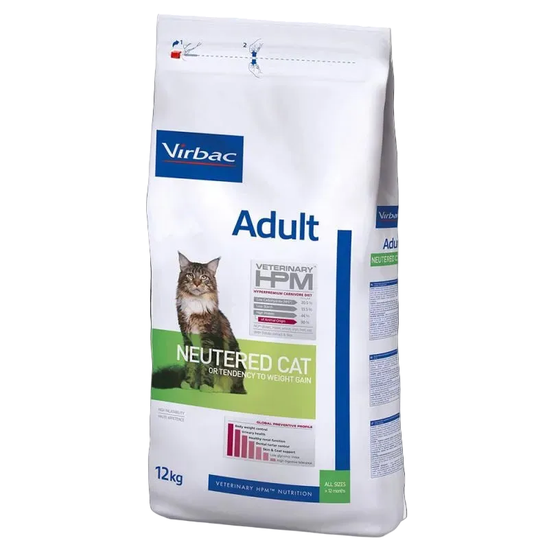 Virbac VETERINARY HPM® Adult Neutered Cat 12 kg