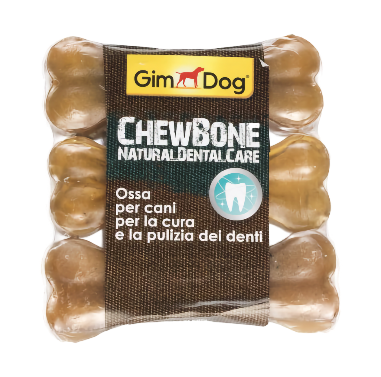 GimDog Chewbone – 3 бр. x 9 см, дентална грижа за кучета. - Zoo-PetShop