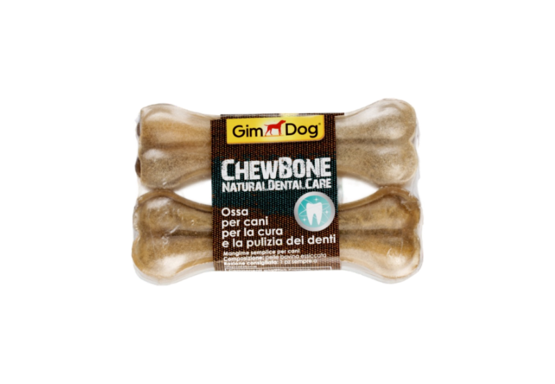 GimDog Chewbone 2 бр, 11,25 см - Кокал за кучета за естествена дентална грижа 2 бр, 11,25 см - Zoo-PetShop