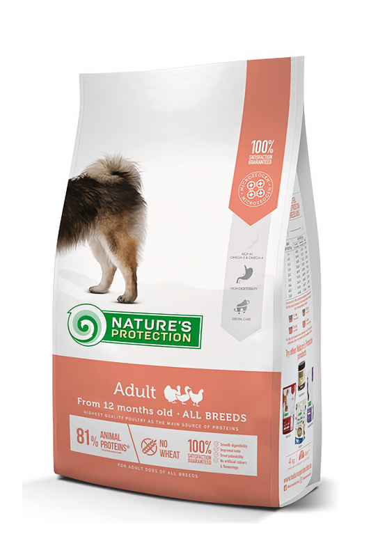 🐕 Nature’s Protection Adult Medium – Сила и здраве за активния зрял живот! 💪✨ - Zoo-PetShop