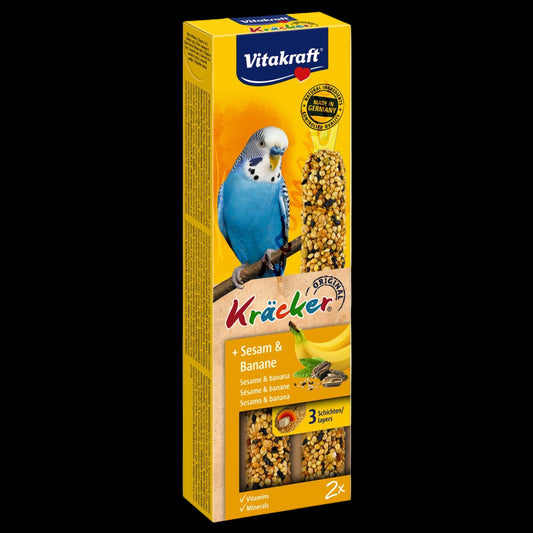 Vitakraft ® Kräcker ® - Оригинален Крекер на Витакрафт със сусам и банан  2 бр.