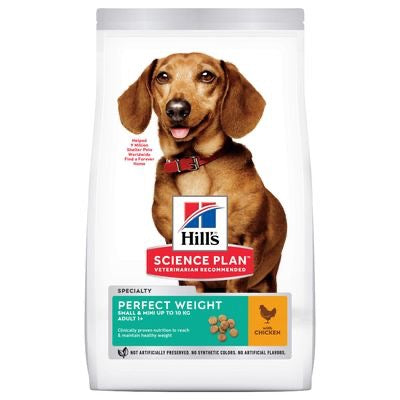 HILL'S SCIENCE PLAN Perfect Weight Small & Mini Adult Dog Chicken - Zoo-PetShop