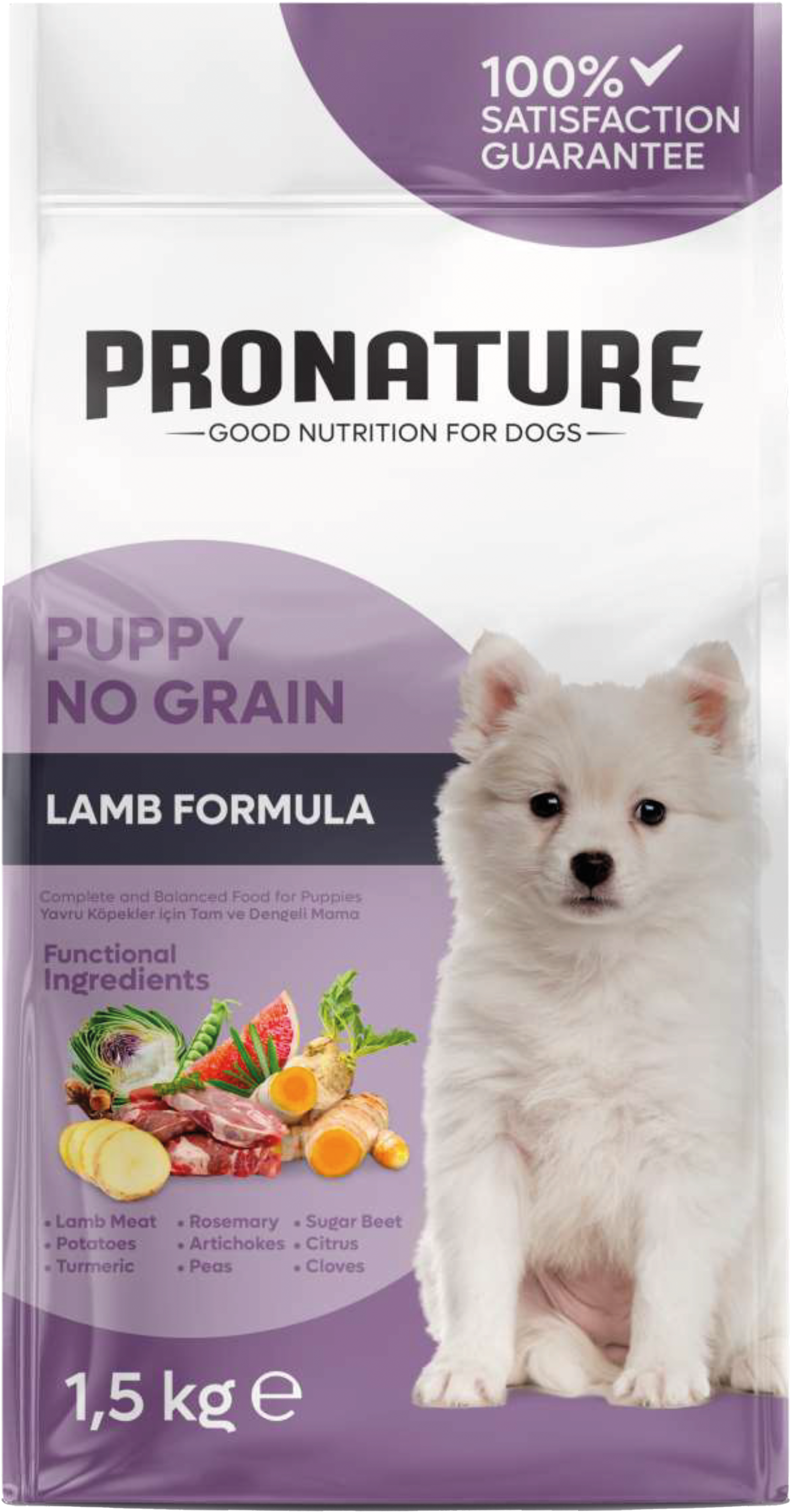 Pronature Puppy No Grain Lamb  SUPER PREMIUM Formula