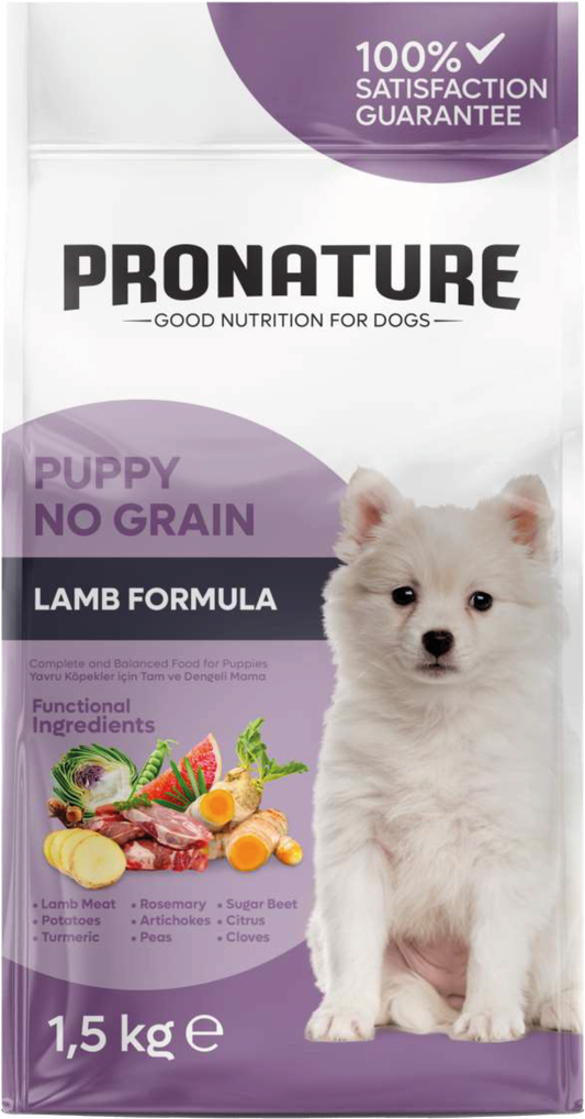 Pronature Puppy No Grain Lamb  SUPER PREMIUM Formula