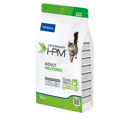 Virbac Veterinary HPM Adult Neutered Cat – суха храна за кастрирани котки