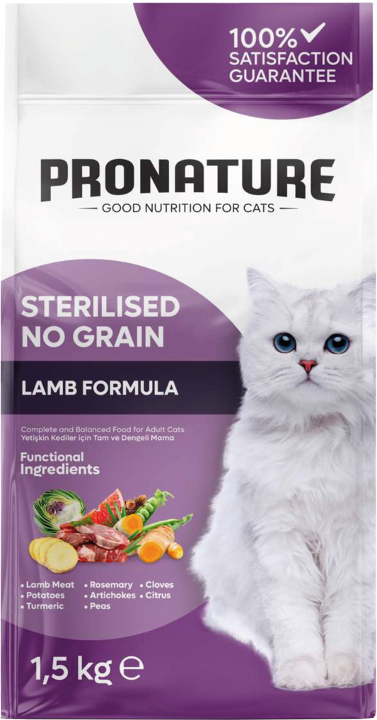 Pronature Perfect Weight ! ЗА КАСТРИРАНИ КОТКИ БЕЗ ГЛУТЕН ! СУПЕР ВКУС И КАЧЕСТВО ! Super Premium Formula !