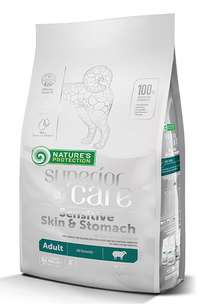Nature’s Protection Sensitive Skin & Stomach Lamb Adult All Breeds