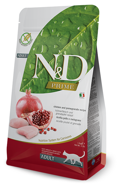 N&D Prime Cat Adult Chicken & Pomegranate - Zoo-PetShop
