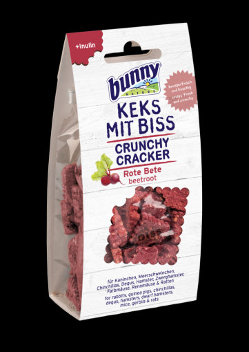 Хрупкави бисквити с червено цвекло 50 г - Crunchy cracker beetroot - Zoo-PetShop