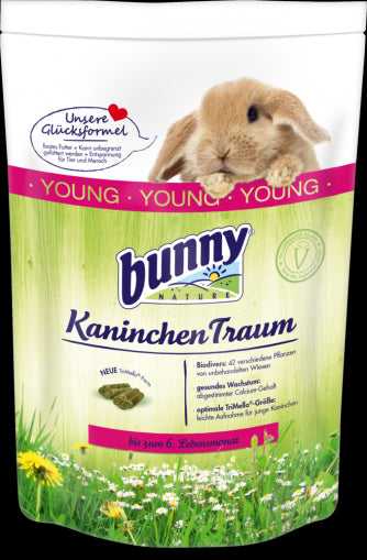 Храна за зайчета до 6-ия месец 25 кг - bunny YOUNG - Zoo-PetShop