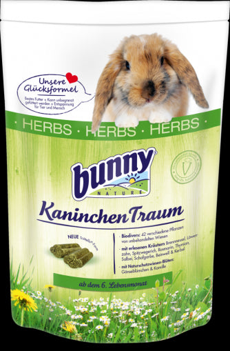 Храна за зайчета след 6-ия месец 1,5 кг - bunny HERBS - Zoo-PetShop
