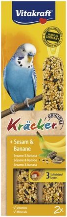 Vitakraft ® Kräcker ® - Оригинален Крекер на Витакрафт със сусам и банан 2 бр. - Zoo-PetShop