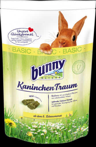 Храна за зайчета след 6-ия месец 1,5 кг - bunny BASIC - Zoo-PetShop