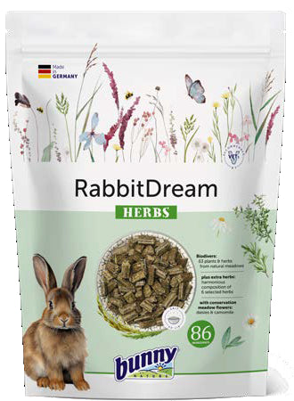 Храна за зайчета от 6-ия месец с БИЛКИ 600 г - bunny HERBS 600 g - Zoo-PetShop