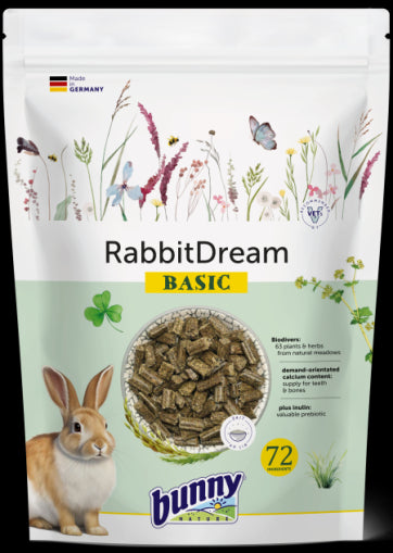 Храна за порастнали зайчета от 6-ия месец 600 г - bunny BASIC 600 g - Zoo-PetShop